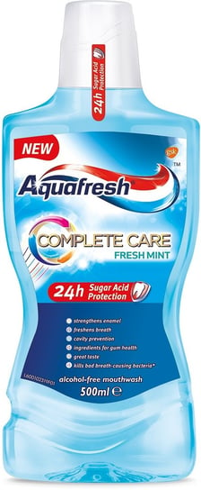Aquafresh, Complete Care Fresh Mint, płyn do płukania ust, 500 ml Aquafresh