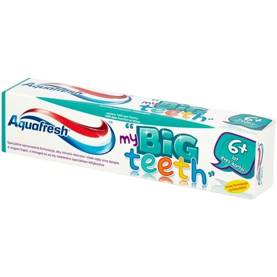Aquafresh, My Big Teeth, pasta do zębów dla dzieci 6+, 50 ml Aquafresh