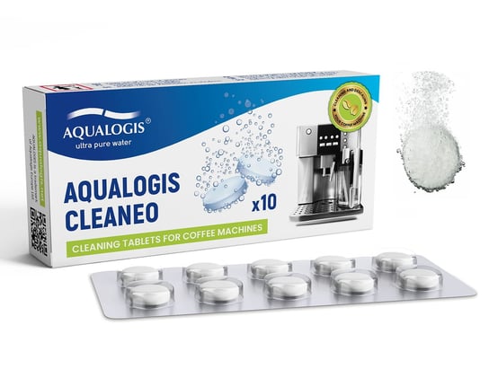 Aqualogis Cleaneo Tabletki Czyszczące Do Ekspresu Jura, Siemens, Philips 10Szt Aqualogis