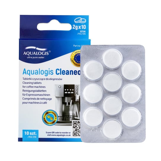 Aqualogis Cleaneo Tabletki Czyszczące Do Ekspresu Jura, Siemens, Philips 10Szt Aqualogis