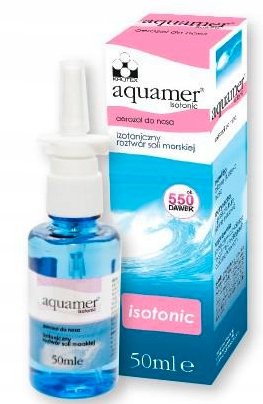 Aquamer Isotonic, Aerozol Do Nosa Woda Morska, 50 Ml Krotex