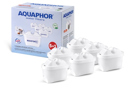 Aquaphor, Maxfor+, Zestaw Wkładów, 6 Szt. AQUAPHOR