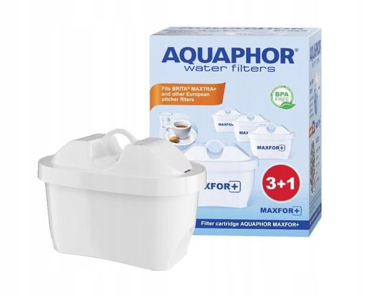 Aquaphor, Wkład Filtrujący B25 Maxfor+, 4 Szt. AQUAPHOR