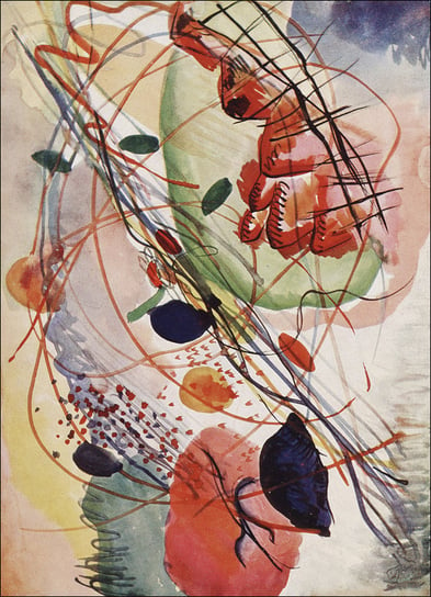 Aquarell print, Wassily Kandinsky - plakat 30x40 cm Galeria Plakatu