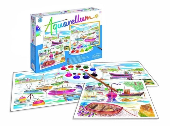 Aquarellum - Port 3 Szablony Nauka Zestaw Do Malowania Inna marka