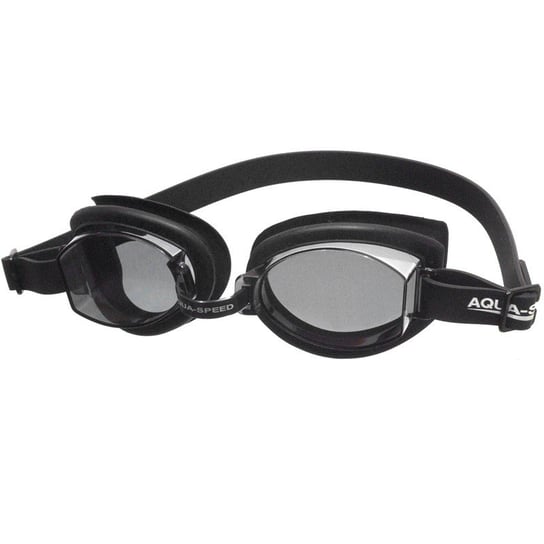 AquaSpeed, Okulary pływackie, Asti, czarne z ciemnymi szkłami Aqua-Speed