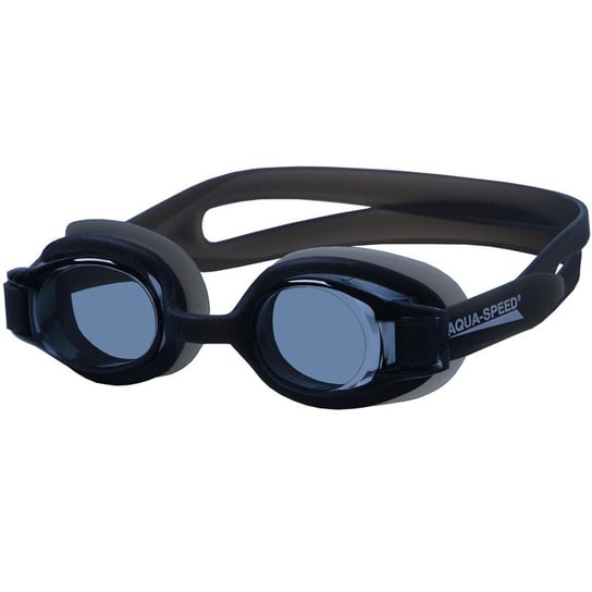 AquaSpeed, Okulary pływackie, Atos, czarne z ciemnymi szkłami Aqua-Speed