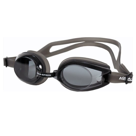 AquaSpeed, Okulary pływackie, Avanti, czarne z ciemnymi szkłami Aqua-Speed