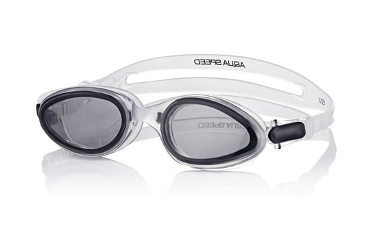 AquaSpeed, Okulary pływackie, Sonic Jr, transparentne z ciemnymi szkłami Aqua-Speed