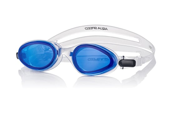 AquaSpeed, Okulary pływackie, Sonic Jr, transparentne z niebieskimi szkłami Aqua-Speed