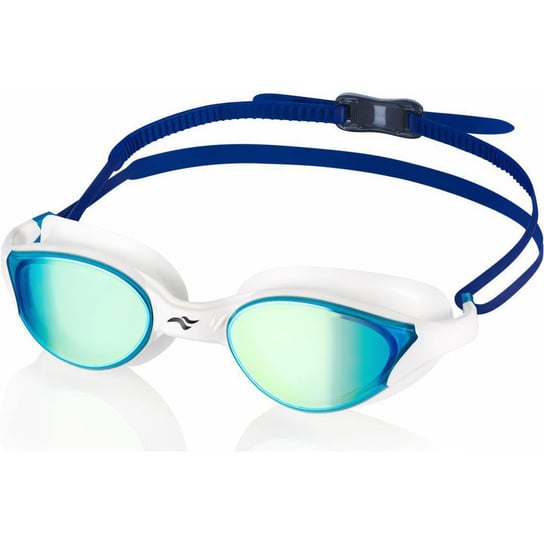 AquaSpeed, Okulary pływackie, Vortex Mirror, biało-niebieskie Aqua-Speed