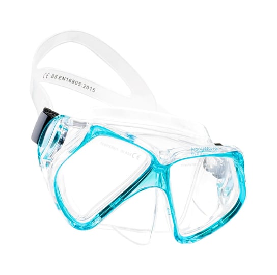 AquaWave, Maska do nurkowania Opal Mask, Biało-Niebieski AquaWave