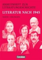 Arbeitshefte zur Literaturgeschichte. Literatur nach 1945 Lindenhahn Reinhard