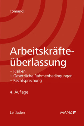 Arbeitskräfteüberlassung Manz'sche Verlags- u. Universitätsbuchhandlung