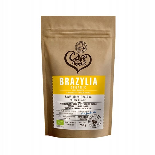 Arbica Brazylia 100 % Kawa ziarnista palona 250g CAFE CREATOR