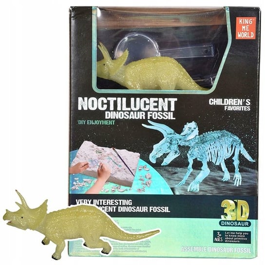 Archeolog Szkielet Dinozaur 3D Figurka Triceratops Norimpex