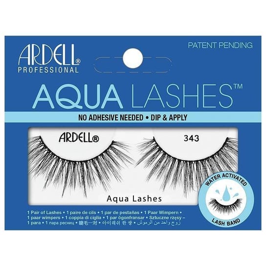 Ardell, Aqua Lashes sztuczne rzęsy na pasku 343 Black Ardell