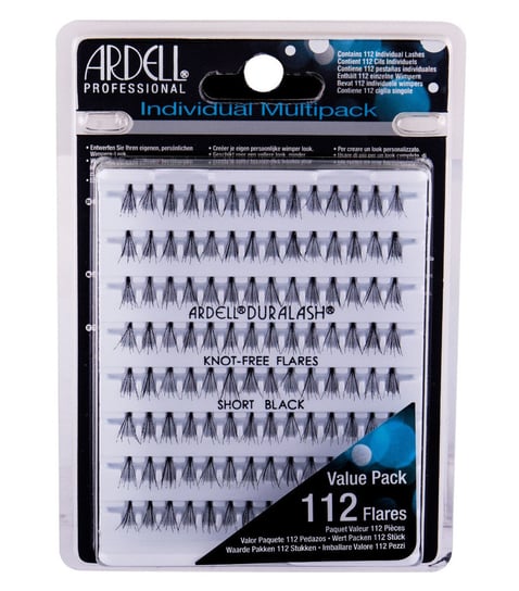 Ardell, Individual Multipack, Sztuczne rzęsy Short Black kępki, 112 szt. Ardell