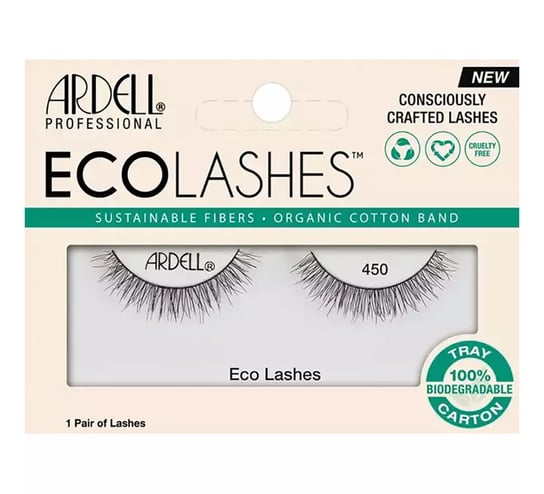 Ardell, Sztuczne Rzęsy Paski, Eco Lashes #450, 1 para Ardell