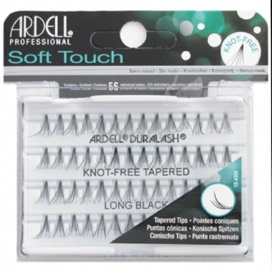 Ardell, zestaw kępek rzęs, Soft Touch, Long Black, 56 kępek Ardell