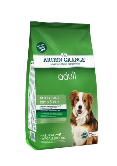 Arden Grange, karma dla psa, Adult Lamb and Rice, 12 kg Arden Grange