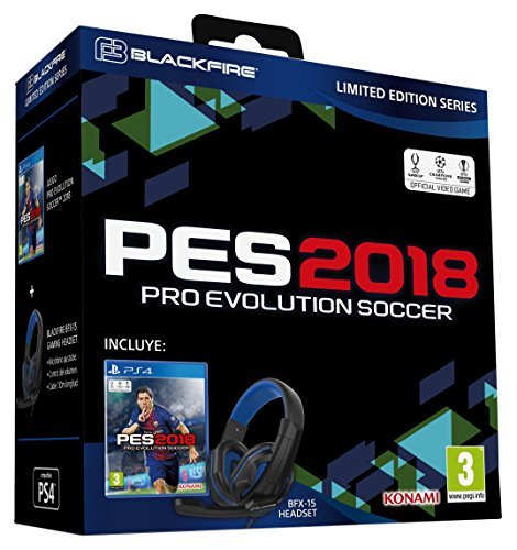 Ardistel - Zestaw słuchawkowy BFX-15 + Pro Evolution Soccer 2018 (PS4) Arditex