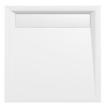 ARENA brodzik kompozytowy z pokrywą, kwadrat 90x90cm, biała Inna marka