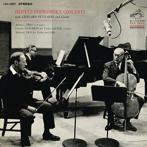 Arensky: Piano Trio No. 1 in D Minor & Vivaldi: Concerto in B-Flat Major & Martinu: Duo for Violin and Cello No. 1 Gregor Piatigorsky