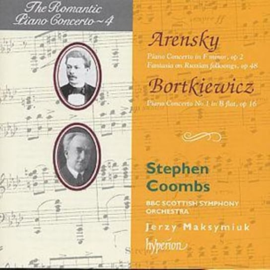 Arensky: The Romantic Piano Concertos. Volume 4 - Arensky And Bortkiewicz Coombs Stephen
