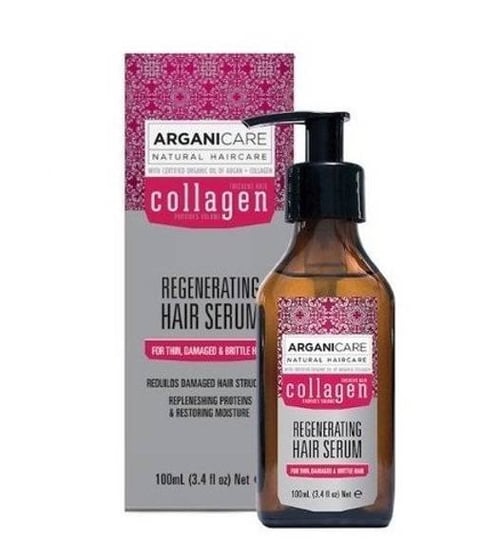 ArganiCare Collagen Hair, Serum z Kolagenem dla Cienkich i Zniszczonych Włosów, 100ml Arganicare