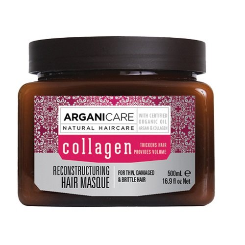 Arganicare,Collagen naprawcza maska do cienkich i zniszczonych włosów 500ml Arganicare