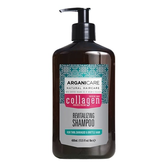 Arganicare,Collagen szampon rewitalizujący do cienkich włosów 400ml Arganicare