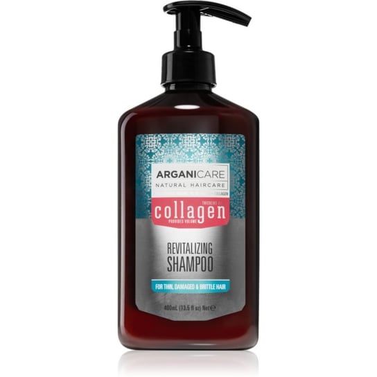 Arganicare Collagen szampon rewitalizujący przywracający blask włosom matowym 400 ml Arganicare