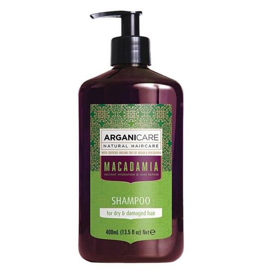 Arganicare,Macadamia szampon do suchych i zniszczonych włosów 100ml Arganicare
