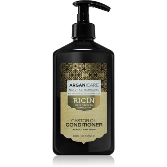 Arganicare Ricin odżywka nawilżająco odżywcza dla wzmocnienia wzrostu włosów do wszystkich rodzajów włosów 400 ml Inna marka