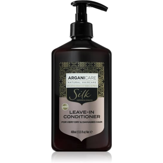 Arganicare Silk Protein Leave-In Conditioner odżywka bez spłukiwania do bardzo suchych i zniszczonych włosów 400 ml Inna marka