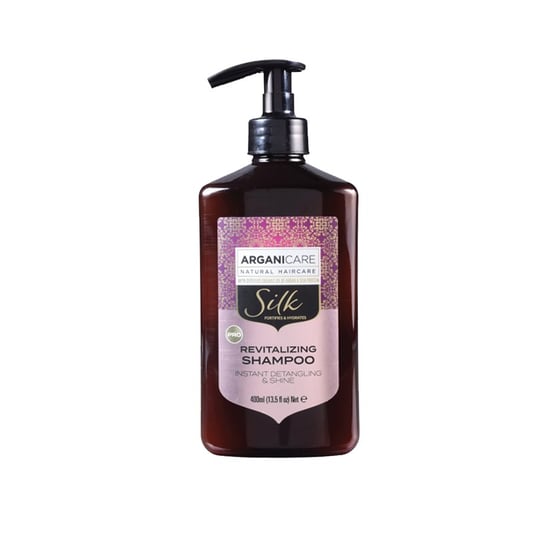 Arganicare, Silk, szampon rozplątujący włosy z jedwabiem, 400 ml Arganicare