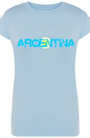 Argentyna Damski T-Shirt Modny Nadruk r.M Inna marka