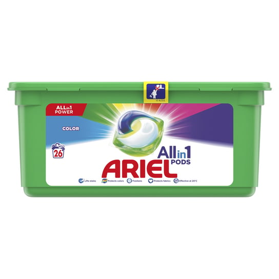 Ariel All-in-1 Color, Kapsułki do prania, 26 sztuk Ariel