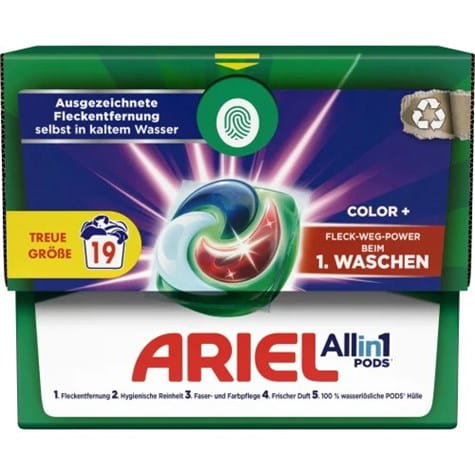 Ariel All In 1 Pods Color+ Karton 19P 387,6G Inny producent