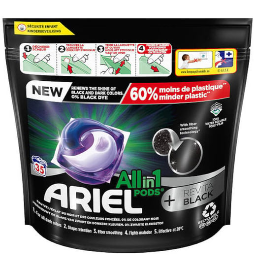 Ariel Allin1 Revita Black Kapsułki do Prania 35szt [FR] Ariel