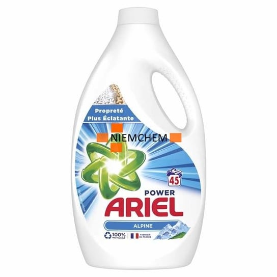 Ariel Alpine - Perfumowany płyn do prania tkanin na 45pr, 2475ml [NL] Ariel