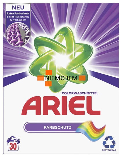 Ariel Color Proszek Do Prania 1,950 Kg, 30 Prań Ariel