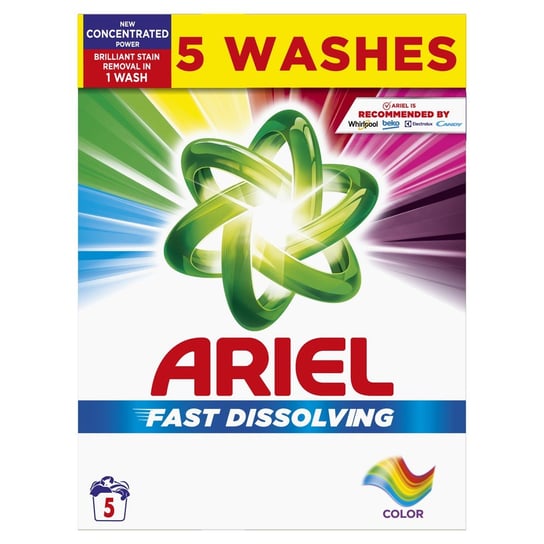 Ariel Fast Dissolving Color Proszek Do Prania Tkanin Kolorowych 275G (5 Prań) Ariel