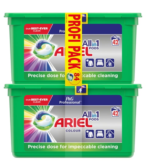 Ariel kapsulki piorące Color 84szt (2x42 szt) Ariel Professional