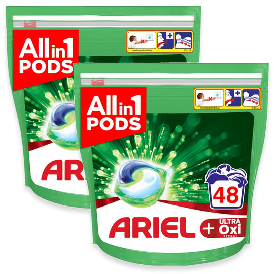 Ariel Ultra Oxi All In One Kapsułki 2X 48Szt Ariel