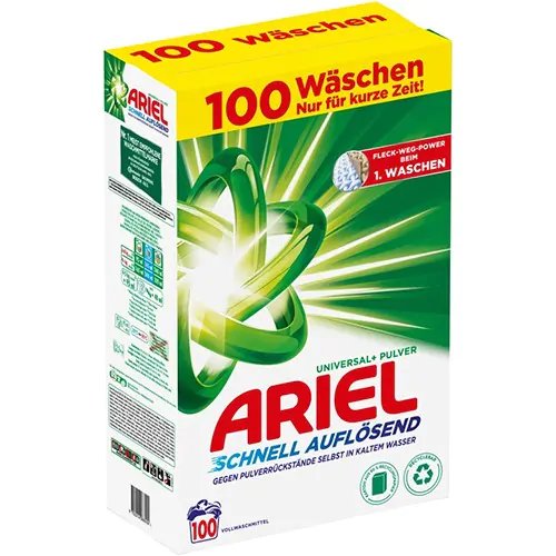 Ariel UNIVERSAL proszek do prania 100 prań 6 kg DE Ariel