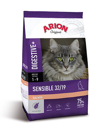 Arion, karma dla kotów, Original Cat Sensible Salmon, 7,5kg Arion