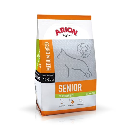Arion, karma dla psów, Original Senior Medium Chicken & Rice, 12 kg. Arion