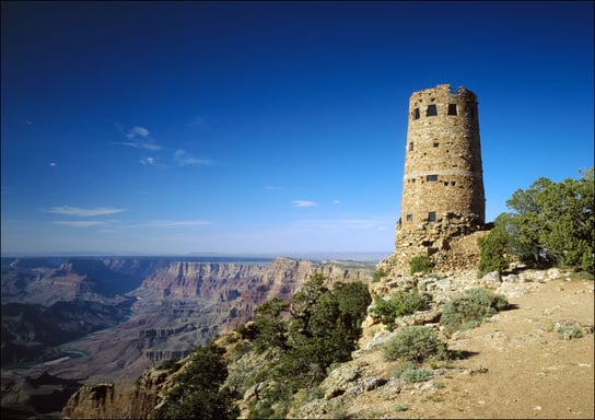 Arizona’s Grand Canyon Watch Tower, Carol Highsmith - plakat 70x50 cm Galeria Plakatu